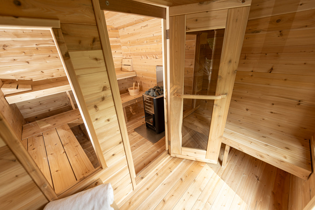 Leisurecraft CT Georgian Cabin Sauna with Changeroom