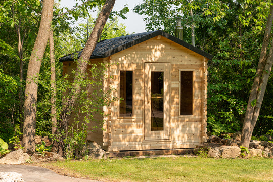 Leisurecraft CT Georgian Cabin Sauna with Changeroom