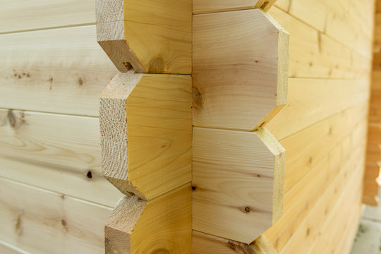 Leisurecraft CT Georgian Cabin Sauna with Changeroom