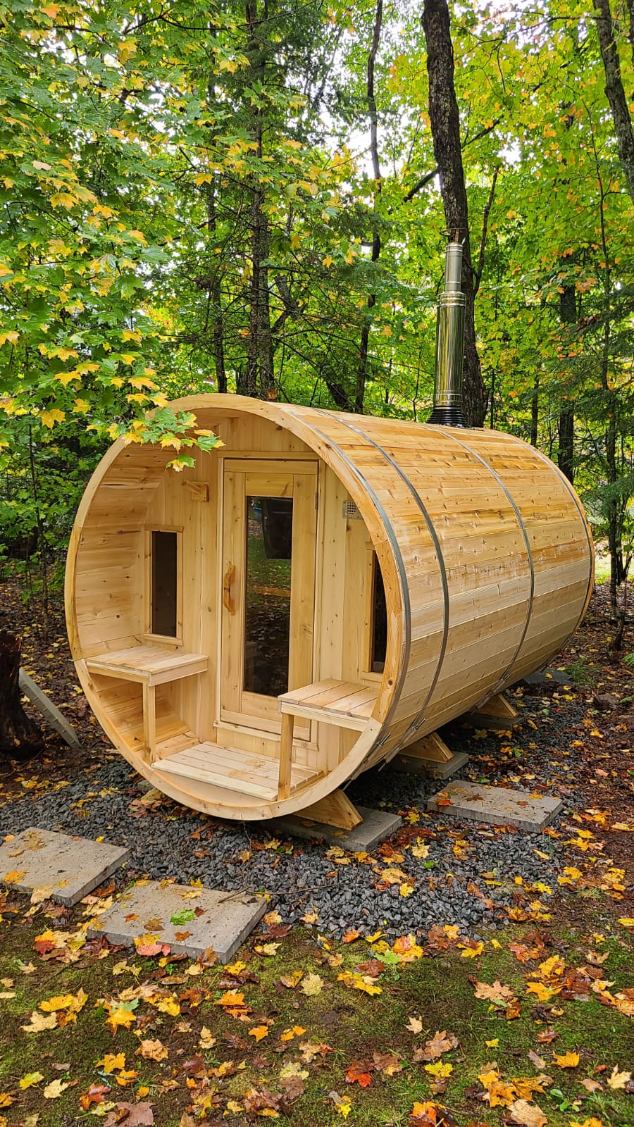 Leisurecraft CT Tranquility Barrel Sauna