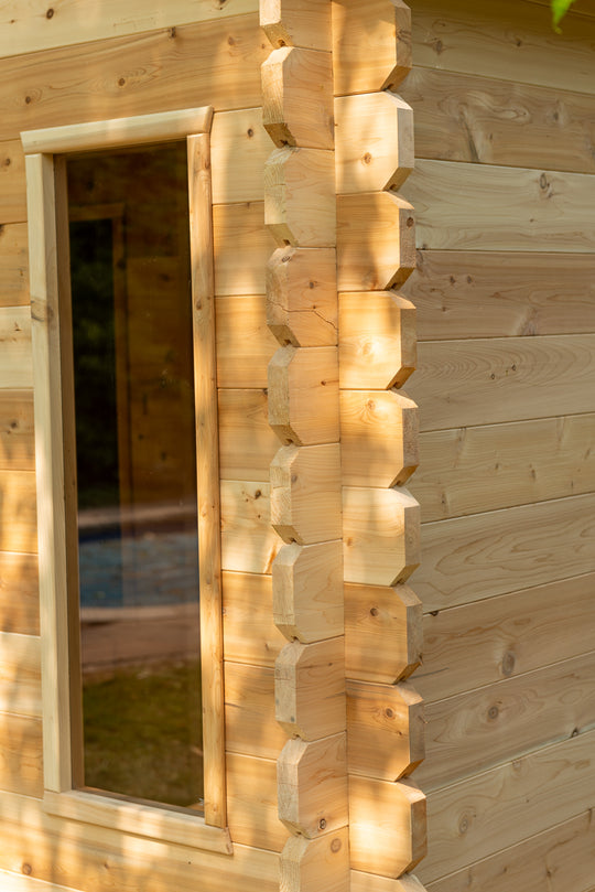 Leisurecraft CT Georgian Cabin Sauna with Changeroom