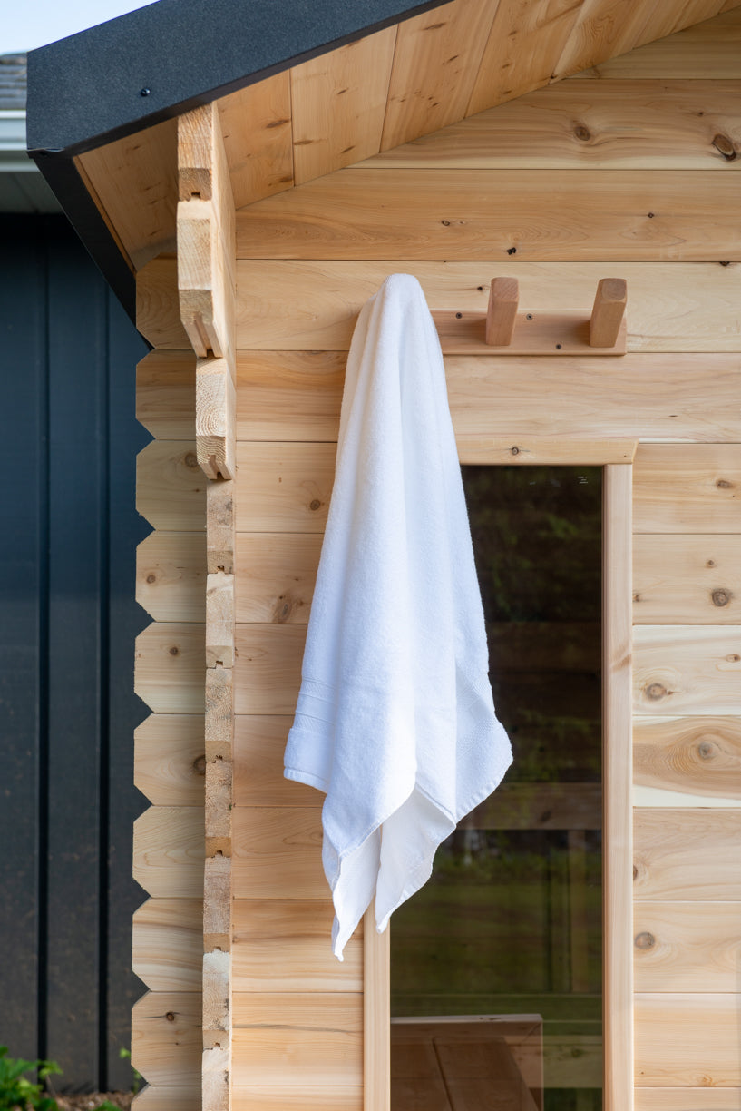 Leisurecraft CT Georgian Cabin Sauna with Porch
